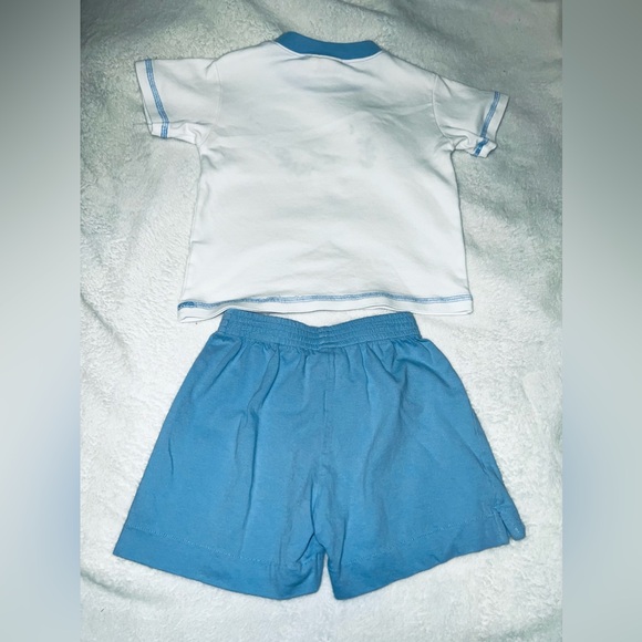 Luigi Kids sea turtle top and shorts outfit, size 3T, EUC - Picture 5 of 5
